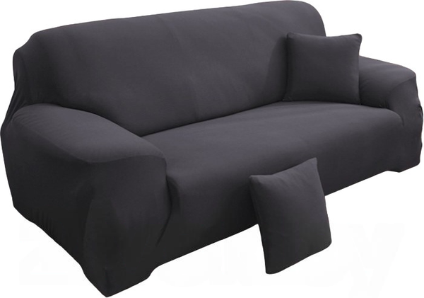 Изображение товара Чехол на 3-х местный диван Mio Tesoro С наволочкой 190-230см / TBD076162903P (серебристо-серый)