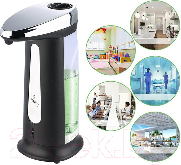 Изображение товара Сенсорный дозатор для жидкого мыла Saniteco TBD0636961