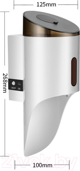 Изображение товара Сенсорный дозатор для жидкого мыла Saniteco TBD0601687101A