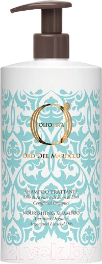 Изображение товара Шампунь для волос Barex Питательный с маслом арганы и маслом семян льна (750мл)