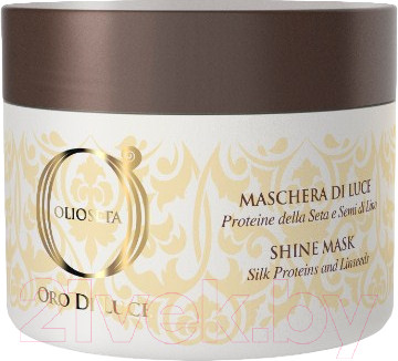 Изображение товара Маска для волос Barex Блеск с протеинами шелка и семенем льна (200мл)