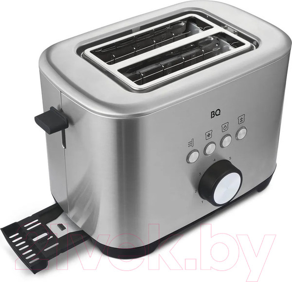 Изображение товара Тостер BQ T1010 (стальной/черный)