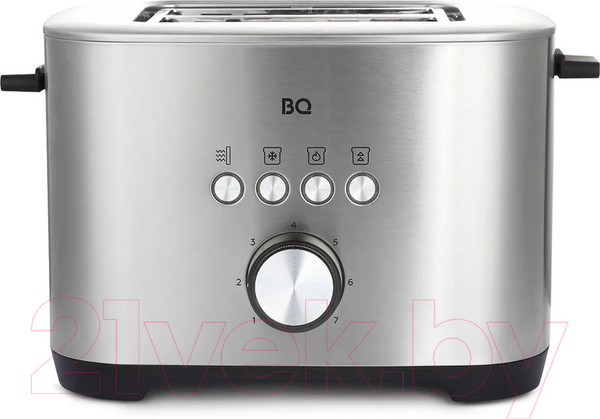 Изображение товара Тостер BQ T1010 (стальной/черный)