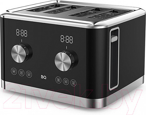 Изображение товара Тостер BQ T4000 (черный/стальной)