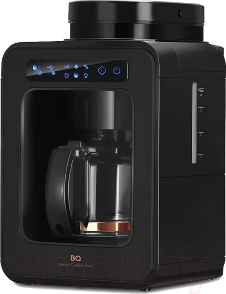 Изображение товара Капельная кофеварка BQ CM7000 (черный/розовое золото)