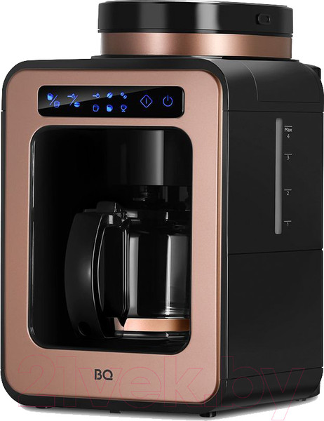 Изображение товара Капельная кофеварка BQ CM7000 (розовое золото/черный)