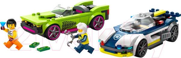 Изображение товара Конструктор Lego City Police Car and Muscle Car Chase 60415 