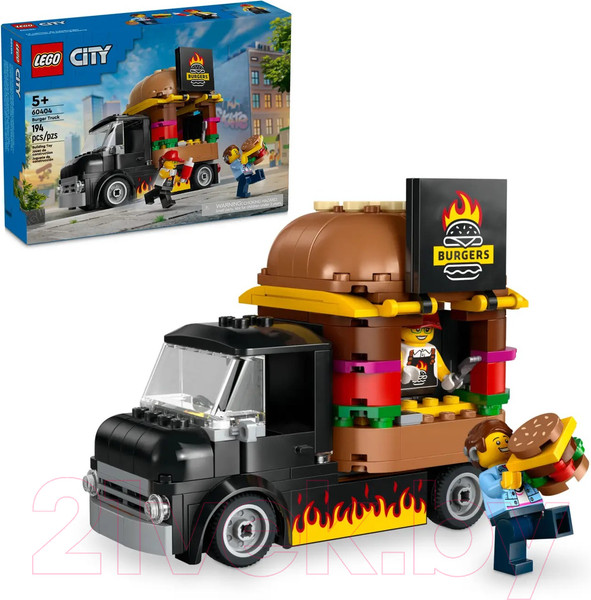 Изображение товара Конструктор Lego City Vehicles Грузовик-бургер 60404