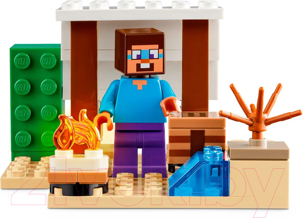 Изображение товара Конструктор Lego Minecraft Экспедиция Стива в пустыню 21251