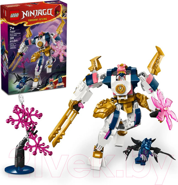 Изображение товара Конструктор Lego Ninjago Стихийный технологический робот Соры 71807