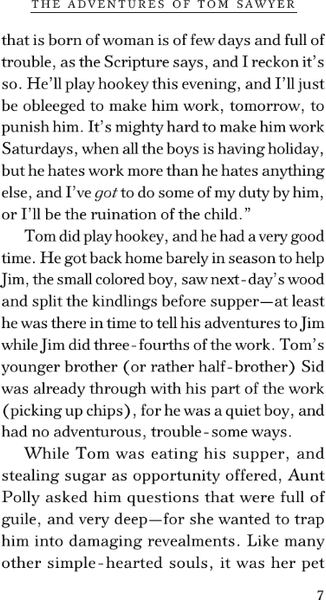 Изображение товара Книга АСТ The Adventures of Tom Sawyer мягкая обложка (Твен Марк)