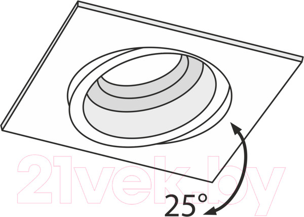 Изображение товара Точечный светильник Maytoni Akron DL026-2-01W
