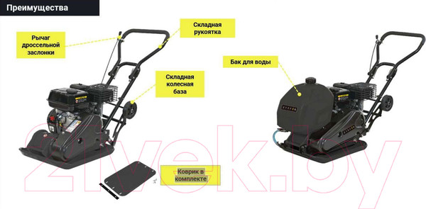 Изображение товара Виброплита Zitrek z3k62w / 091-0202-2