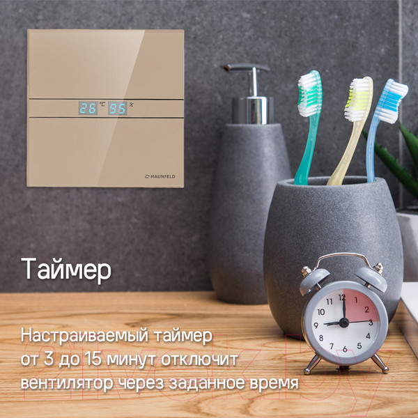 Изображение товара Вентилятор накладной Maunfeld MFE10THGB