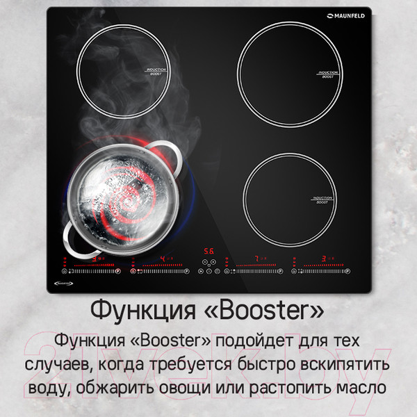 Изображение товара Индукционная варочная панель Maunfeld CVI594SBK Inverter