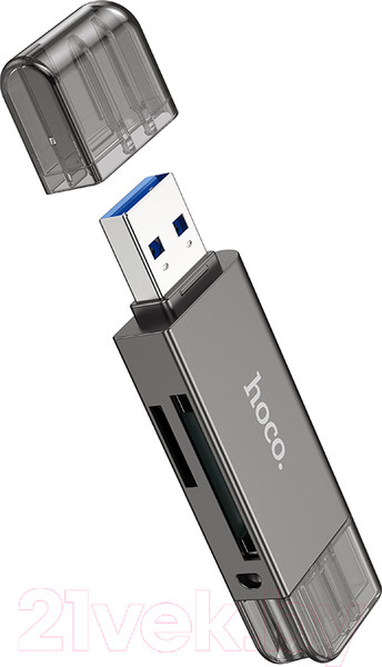 Изображение товара Картридер Hoco HB39 (металлик)