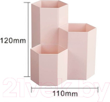 Изображение товара Органайзер настольный Office Shark HC7048F (розовый)