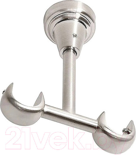 Изображение товара Кронштейн для карниза Lm Decor Двойной Потолочный YB008 D19/19мм (сатин)