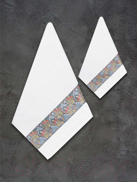 Изображение товара Полотенце Sofi de Marko Hamlet 50х90 / Пол-ГМ-50х90бл (белый)