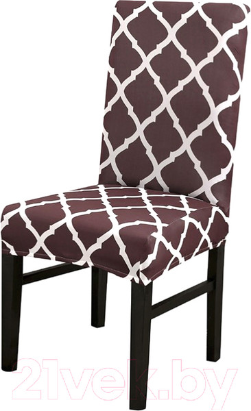 Изображение товара Чехол на стул Mio Tesoro Универсальный / TBD0422786201E (кофейный)