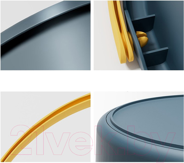 Изображение товара Складное ведро Sundays Среднее / TBD0603930501A (10л, темно-синий)