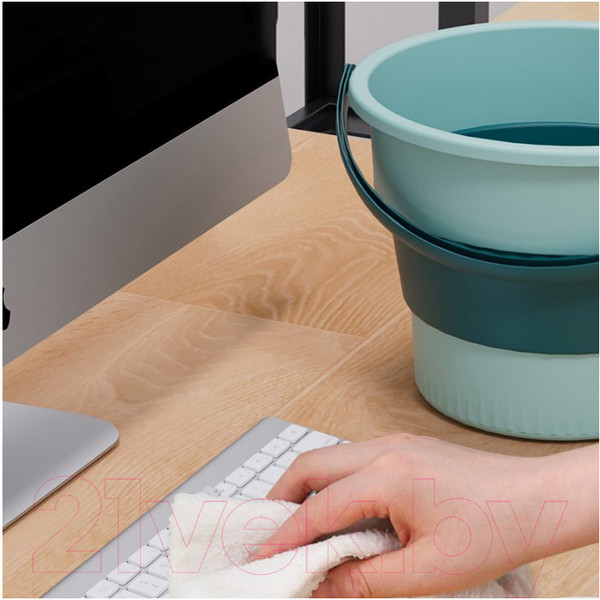 Изображение товара Складное ведро Sundays Среднее / TBD0603930501C (10л, светло-зеленый)