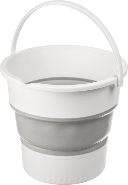 Изображение товара Складное ведро Sundays Среднее / TBD0603930501D (10л, белый/серый)