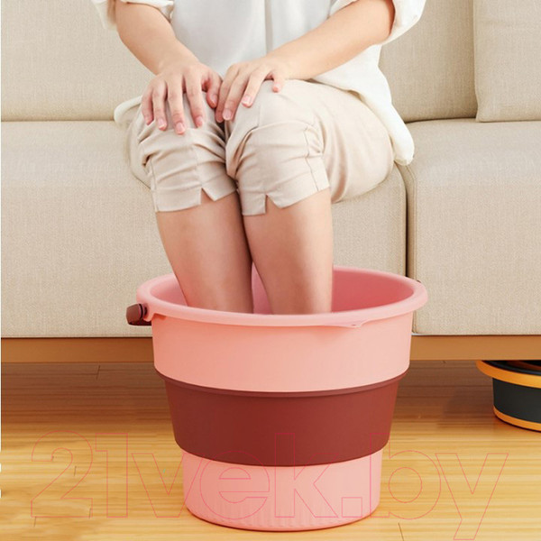 Изображение товара Складное ведро Sundays Большое / TBD0603930601B (17л, светло-розовый)