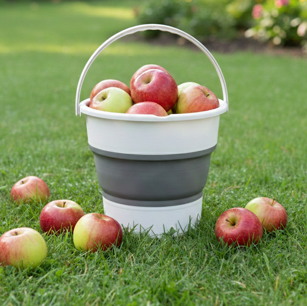 Изображение товара Складное ведро Sundays Большое / TBD0603930601D (17л, белый/серый)