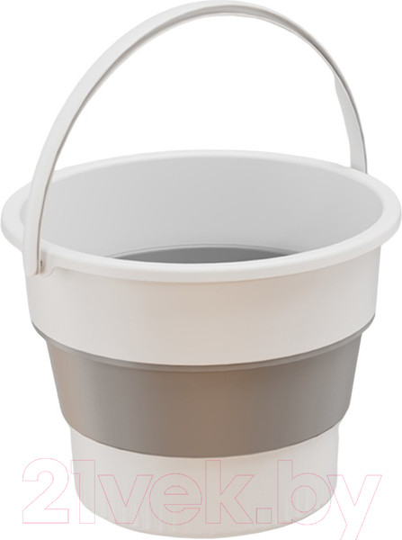 Изображение товара Складное ведро Sundays Большое / TBD0603930601D (17л, белый/серый)