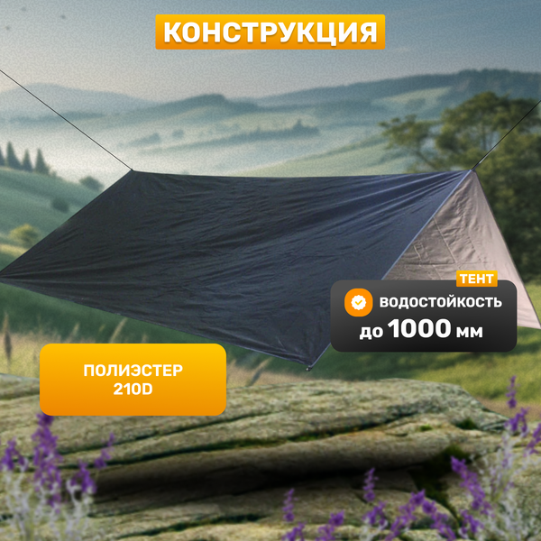 Изображение товара Туристический тент Sundays 3x3 / TBD0571538201 (черный)