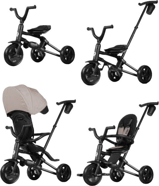 Изображение товара Трехколесный велосипед с ручкой QPlay Nova / 649362 (серый)