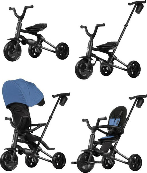 Изображение товара Трехколесный велосипед с ручкой QPlay Nova / 649365 (синий)