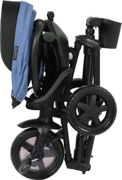 Изображение товара Трехколесный велосипед с ручкой QPlay Nova / 649365 (синий)