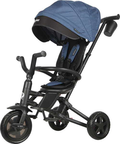 Изображение товара Трехколесный велосипед с ручкой QPlay Nova / 649365 (синий)