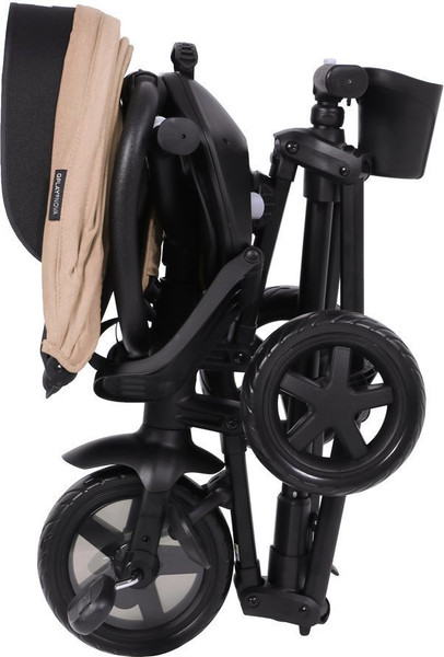 Изображение товара Трехколесный велосипед с ручкой QPlay Nova / 649366 (бежевый)