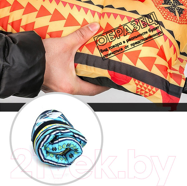 Изображение товара Подушка туристическая Mio Tesoro TBD0371514901A (темно-синие полосы)