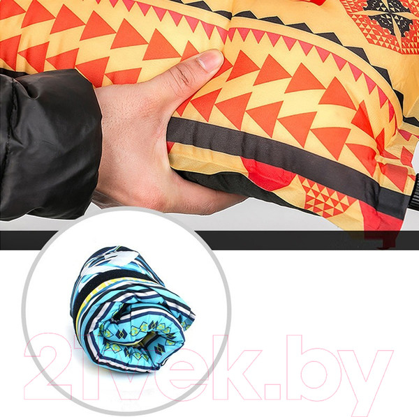 Изображение товара Подушка туристическая Mio Tesoro TBD0371514901B (оранжевые полосы)