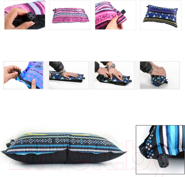 Изображение товара Подушка туристическая Mio Tesoro TBD0371514901B (оранжевые полосы)