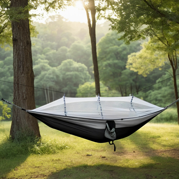 Изображение товара Гамак Coyote С москитной сеткой / TBD0604408901A (черный/серый)