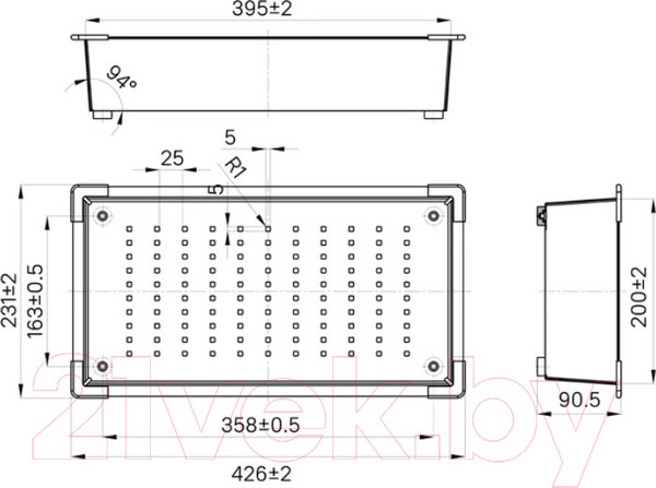 Изображение товара Коландер для мойки IDDIS Kitchen Line KOL23GMi59
