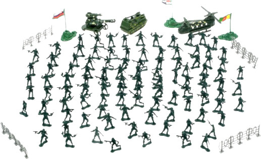 Изображение товара Набор фигурок игровых Sima-Land Солдатики. Военный 166-4H / 533277