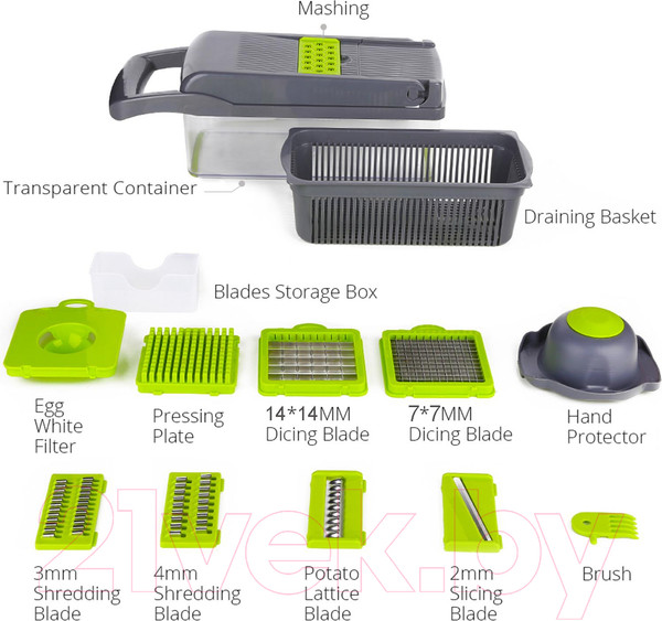 Изображение товара Овощерезка ручная Sundays Home TP10310340154A