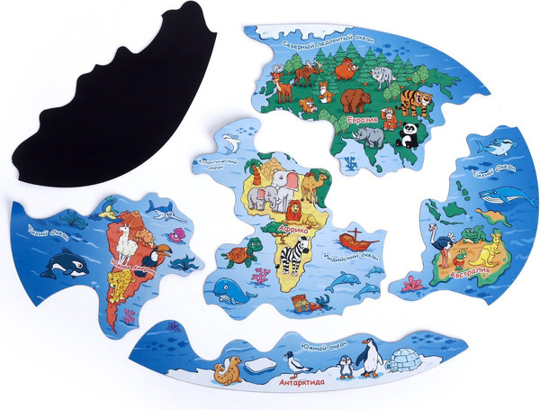 Изображение товара Развивающая игра ToySib 6 континентов / 9218274