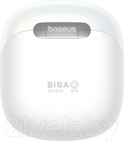 Изображение товара Беспроводные наушники Baseus Bowie M3 Wireless Headset Semi-In-Ear / 681201586B (белый)