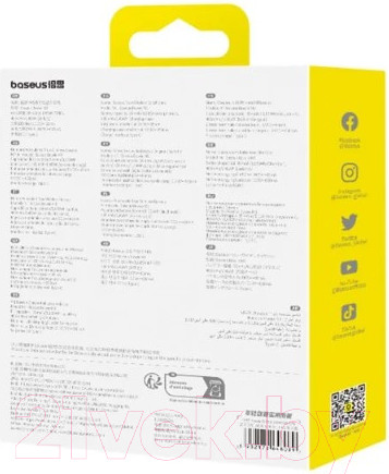 Изображение товара Беспроводные наушники Baseus Bowie M3 Wireless Headset Semi-In-Ear / 681201586A (синий)