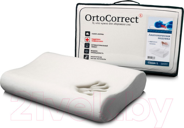Изображение товара Ортопедическая подушка Ortocorrect Classic M
