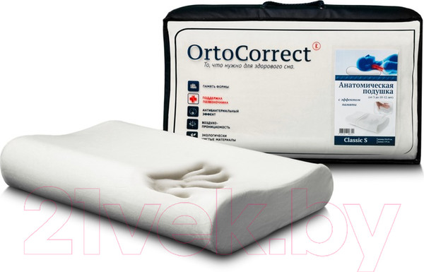 Изображение товара Ортопедическая подушка Ortocorrect Classic M