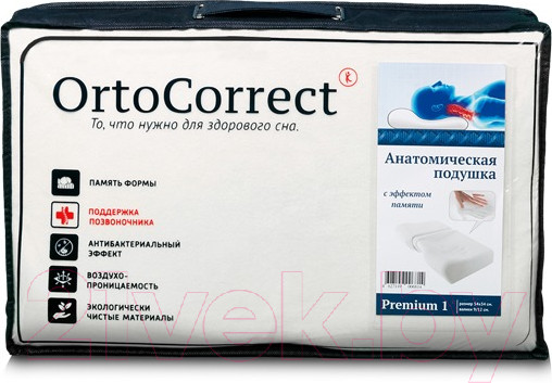 Изображение товара Ортопедическая подушка Ortocorrect Premium 1