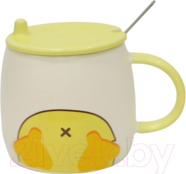 Изображение товара Кружка с ложкой Swed house MR3-7 (белый)